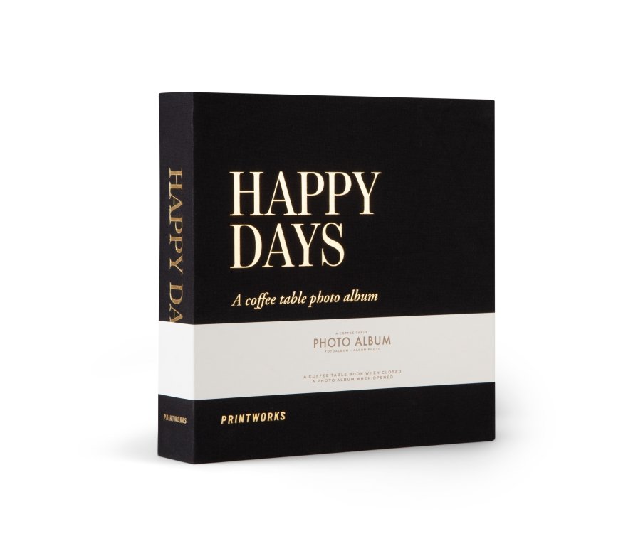 Printworks Fotoalbum - Happy Days S - Zwart